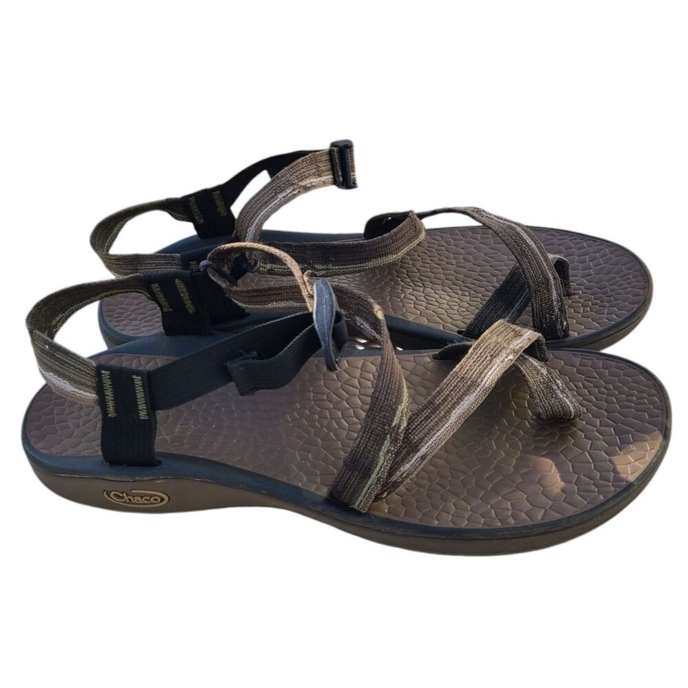 Chaco Men’s Sandals Olive Green Z/2 Classic Adjustable Strap Hiking Kayak M 14